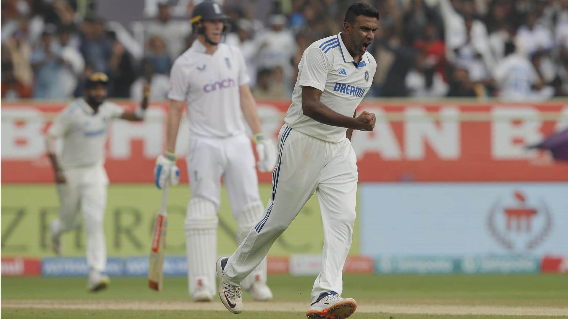 Ravichandran Ashwin becomes highest wicket-taker in India-England Tests among spinners