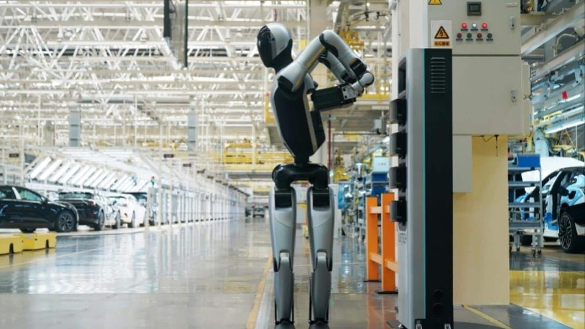 China's rival to Tesla Optimus can change its own batteries