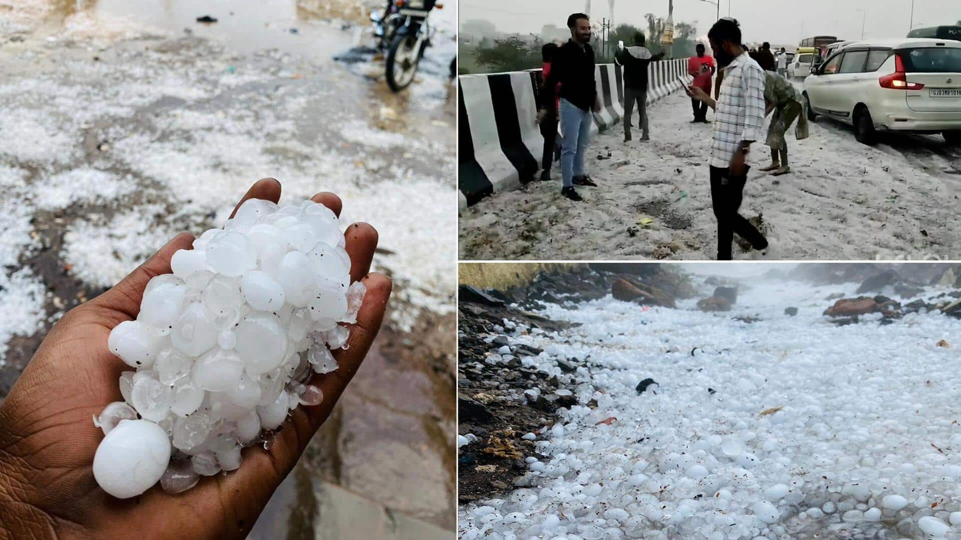 Hailstorm, unseasonal rainfall hit Gujarat