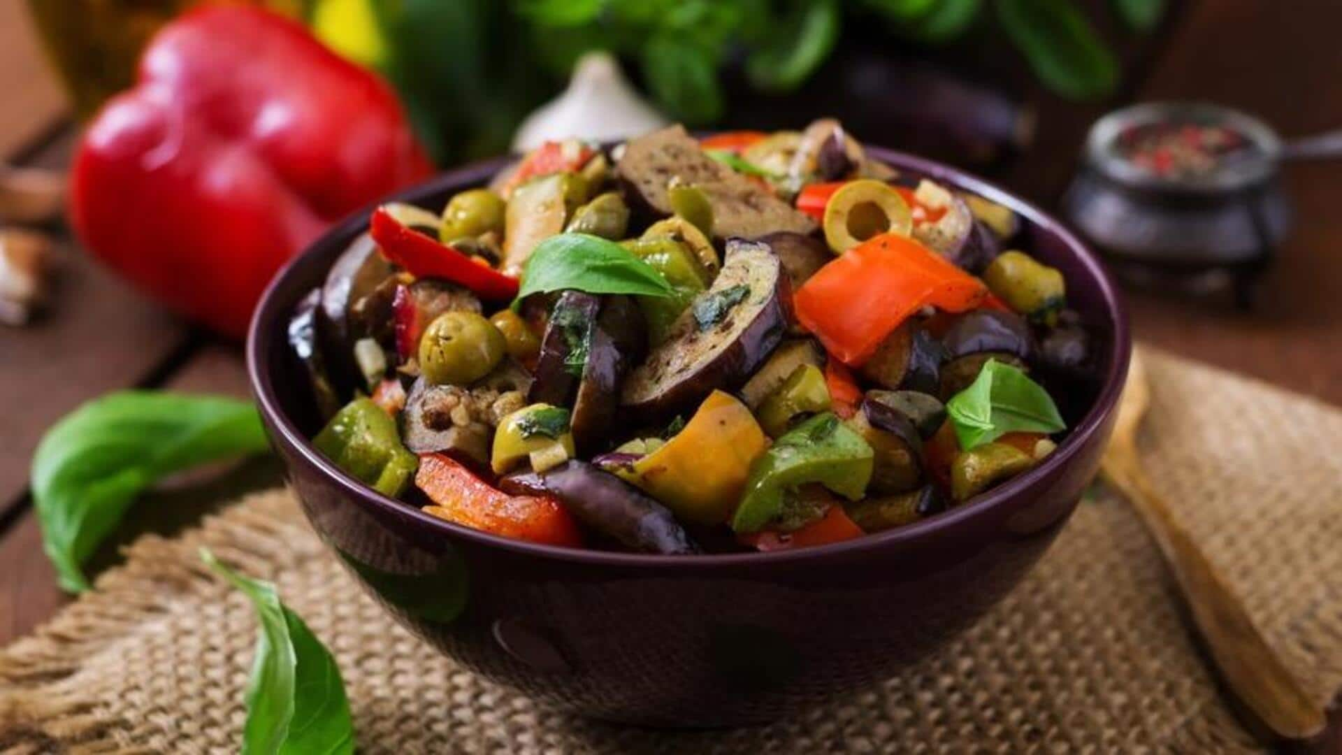 Cook vegetarian ratatouille at home with this recipe