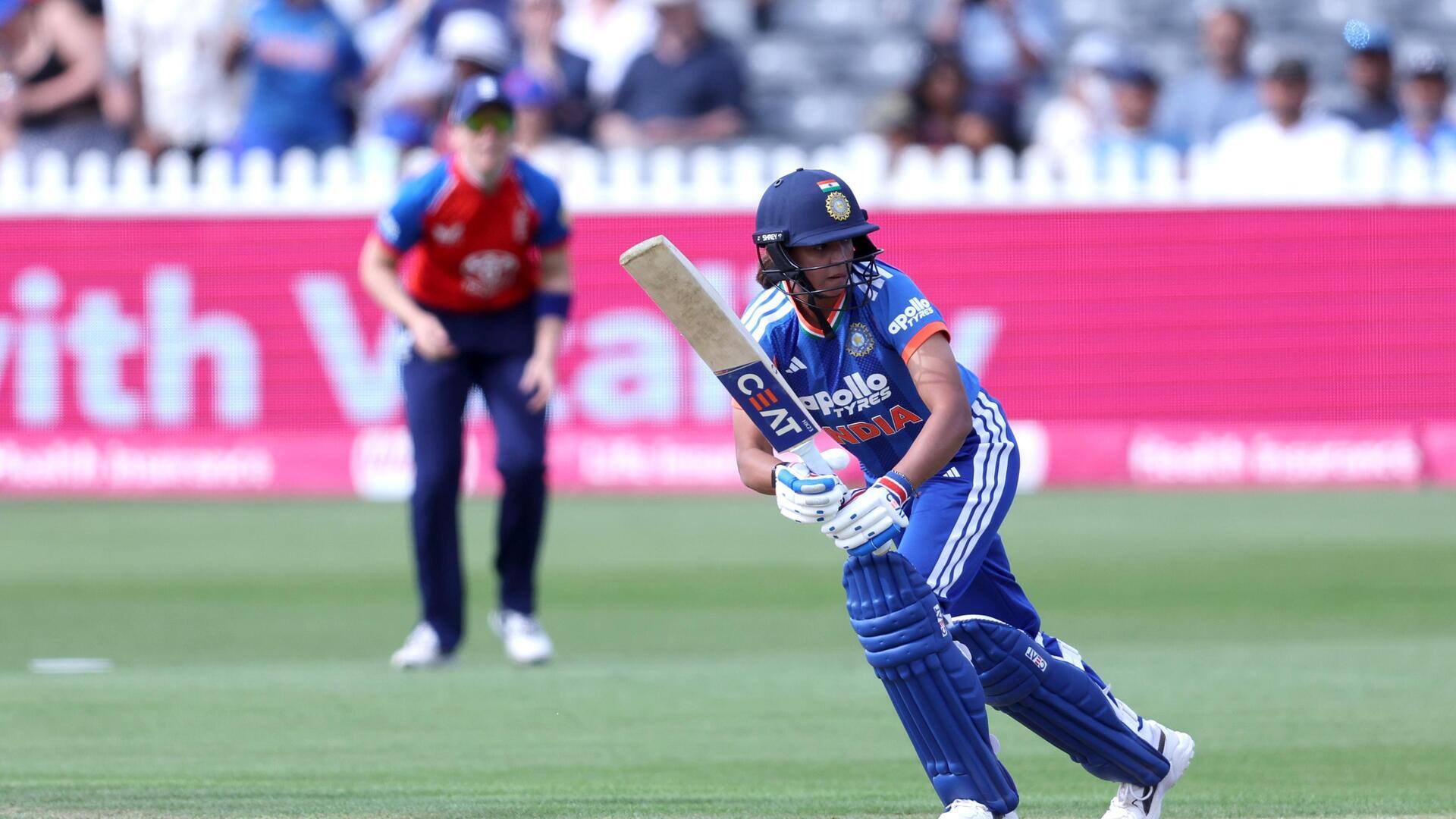 Harmanpreet Kaur completes 4,000 runs in Women's T20Is: Key stats