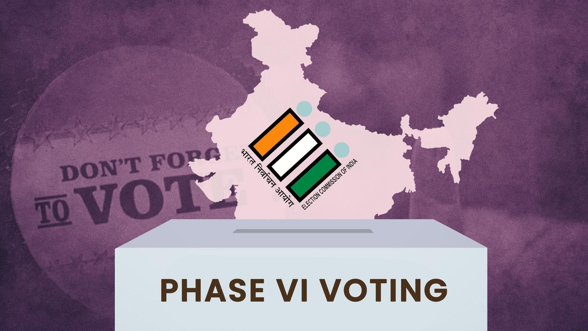 Polling kicks off for 6th phase of Lok Sabha elections 
