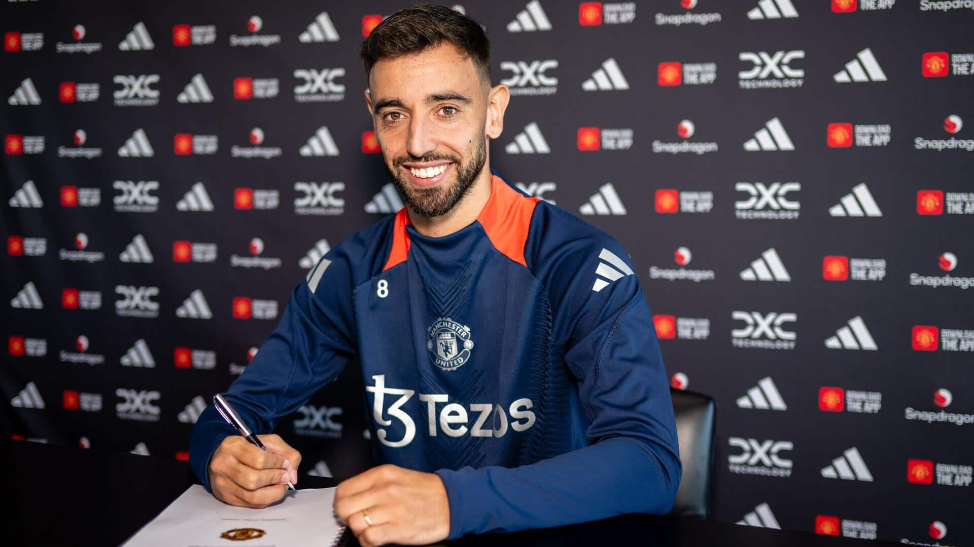 Bruno Fernandes signs new Manchester United contract: Decoding his stats