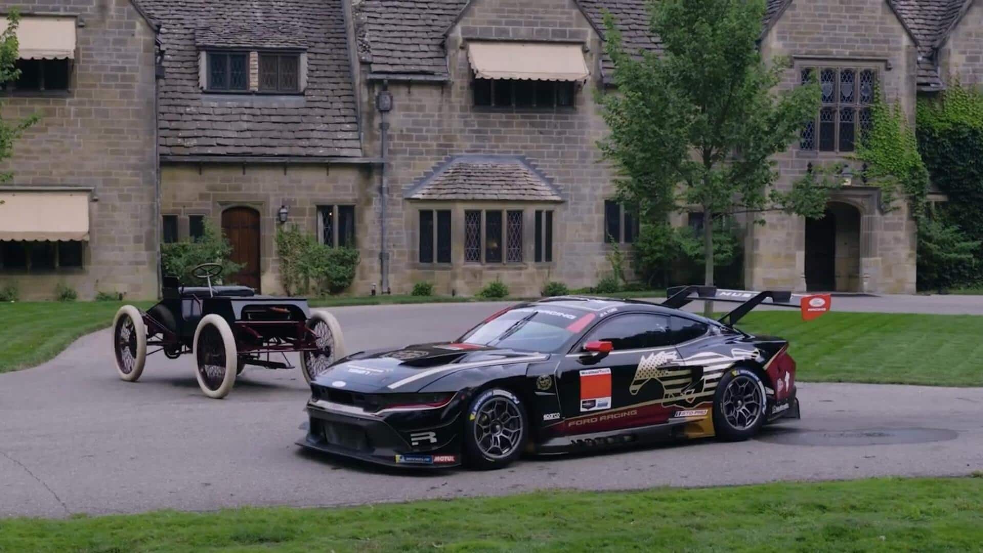 Ford's Mustang GT3 race cars just went back to 1901
