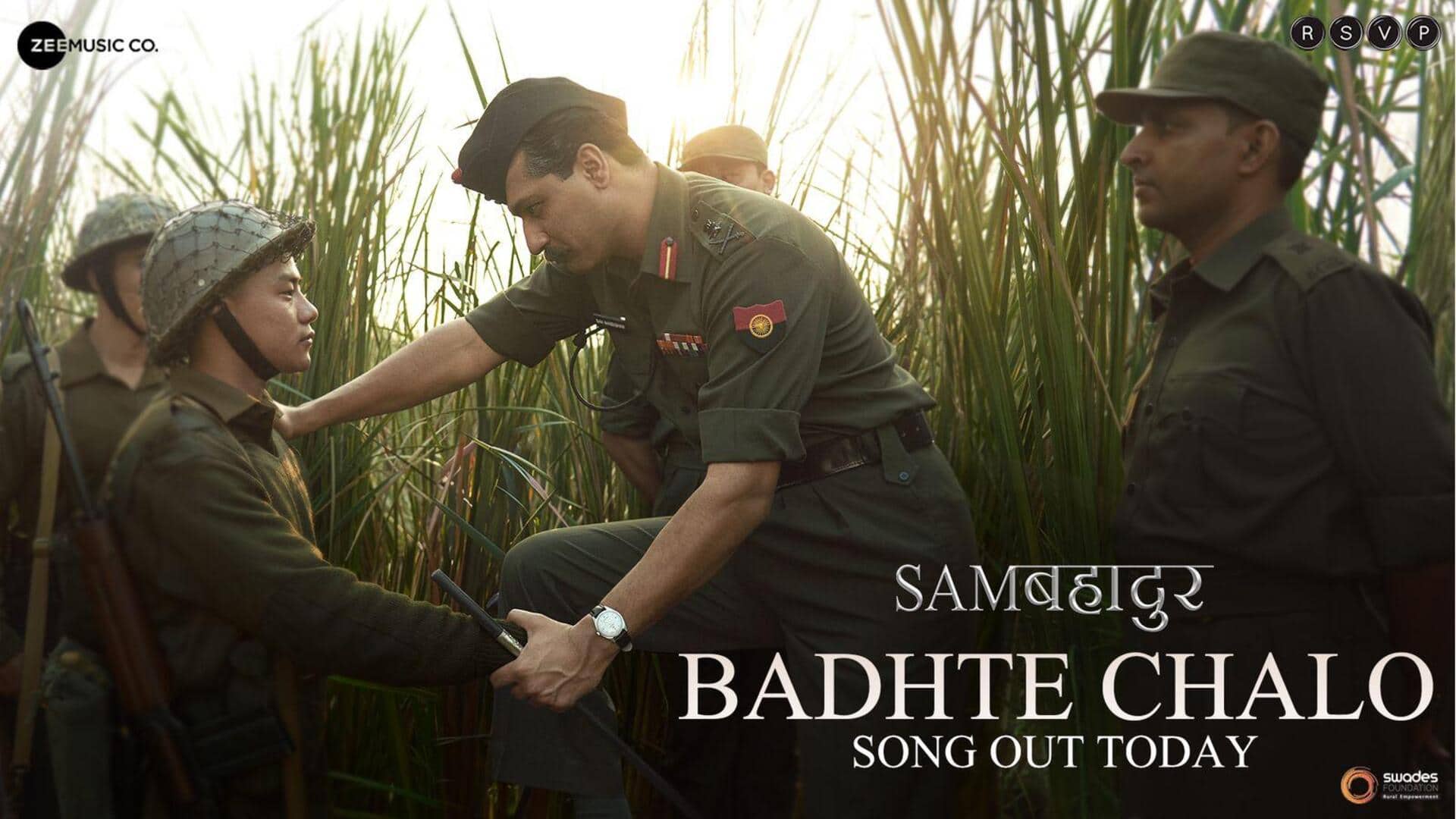 'Sam Bahadur' first song 'Badhte Chalo' is pulsating and riveting