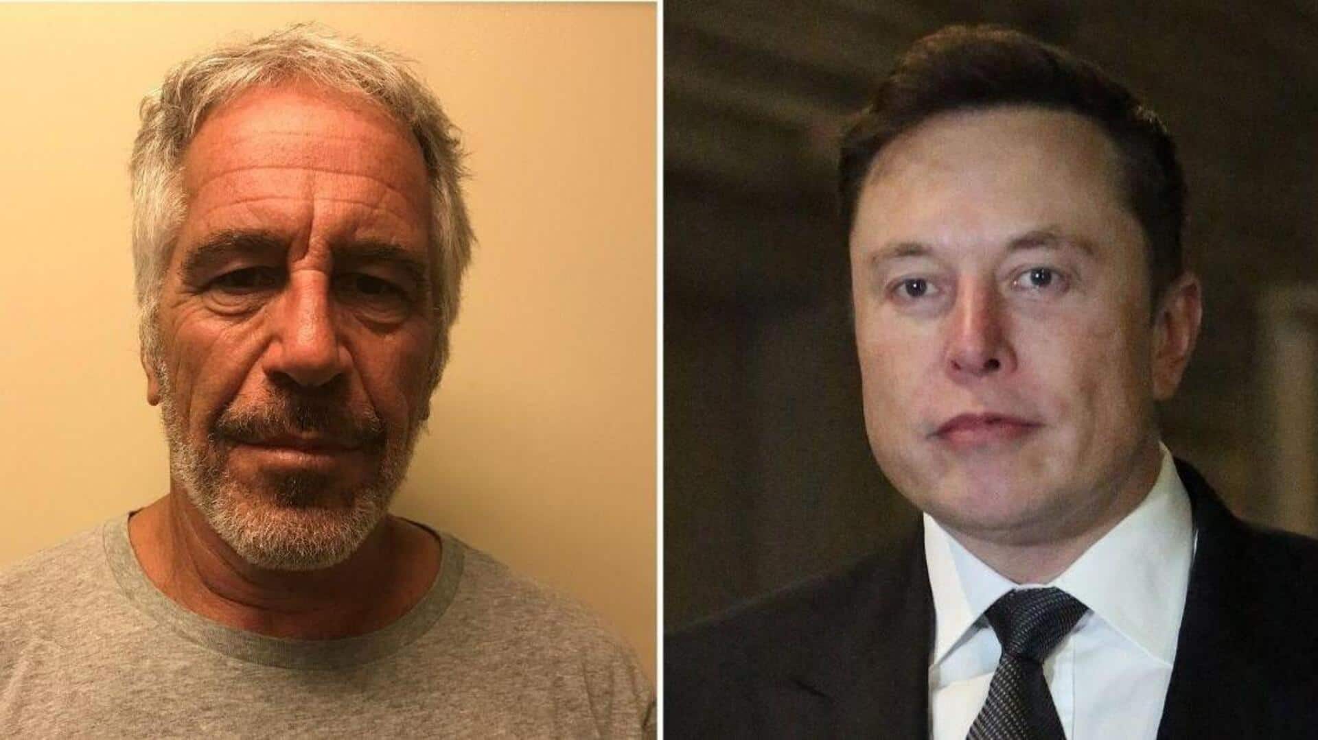 'It's false': Musk reacts to being named in Epstein files