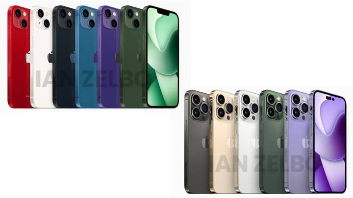 Apple iPhone 14 series' leaked renders reveal all color options