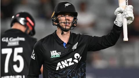 2nd T20I: Mark Chapman hammers 19-ball half-century against West Indies