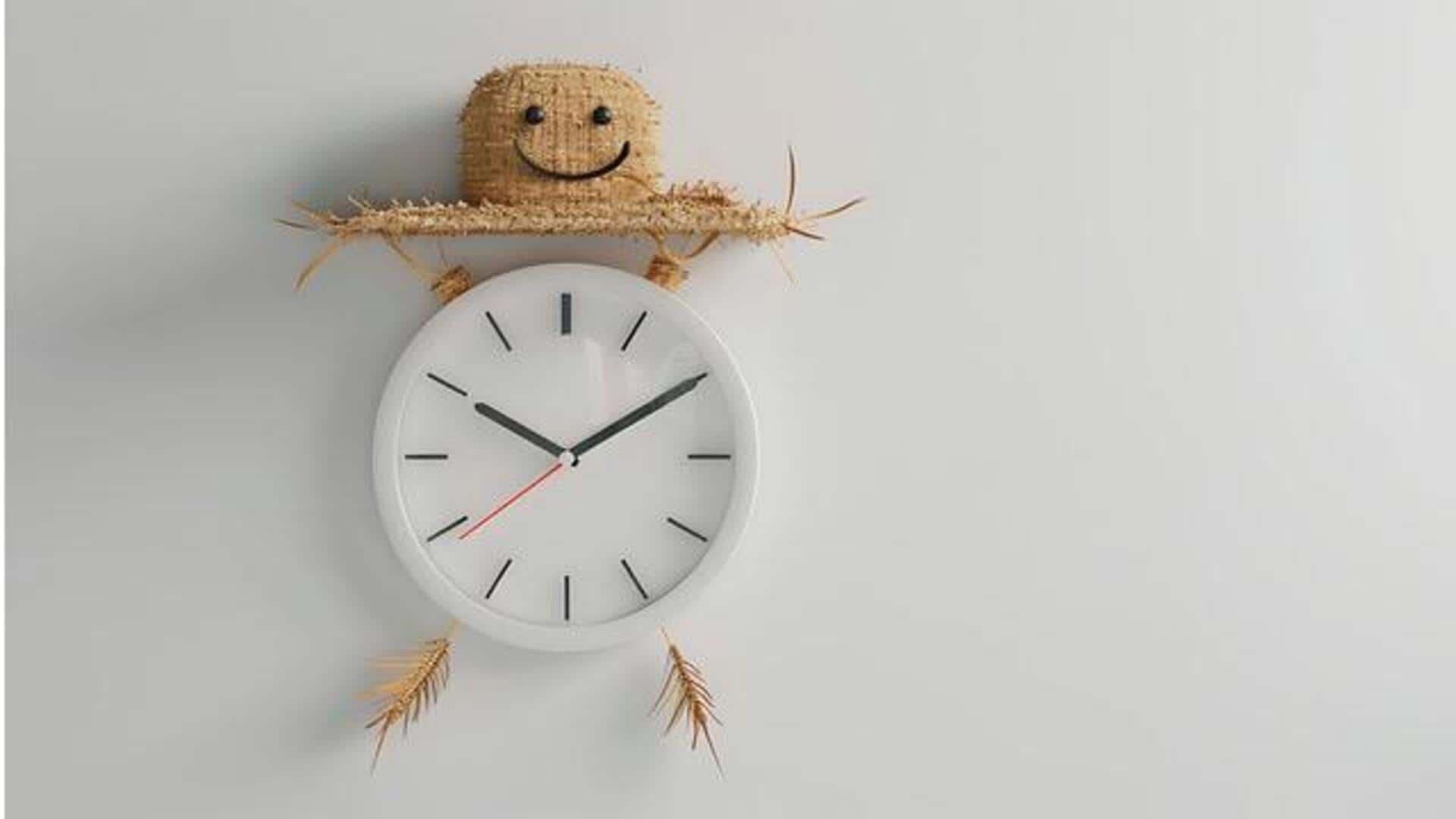 DIY: How to make stunning wall clocks at home