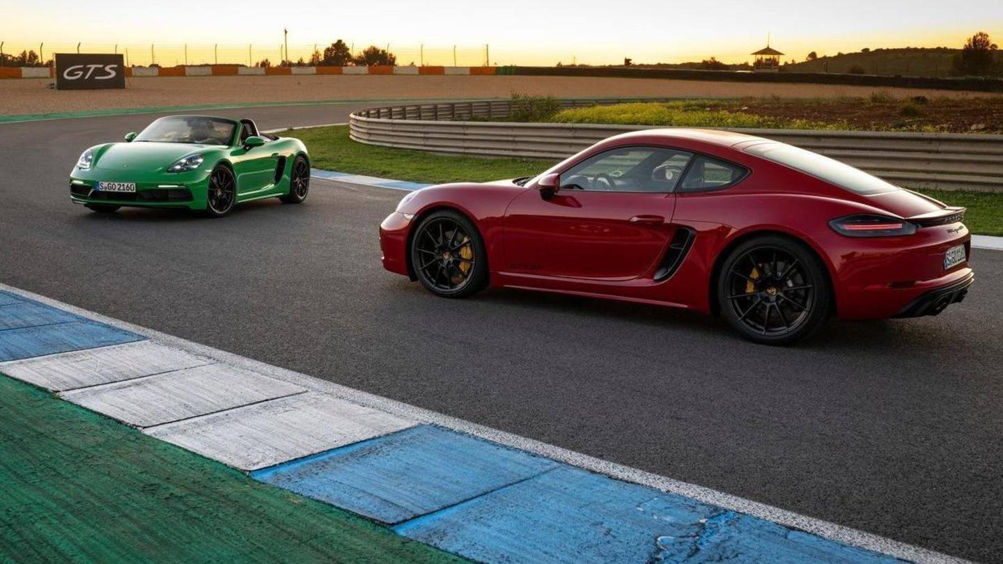 Porsche India launches 718 Cayman and Boxter GTS 4.0 cars