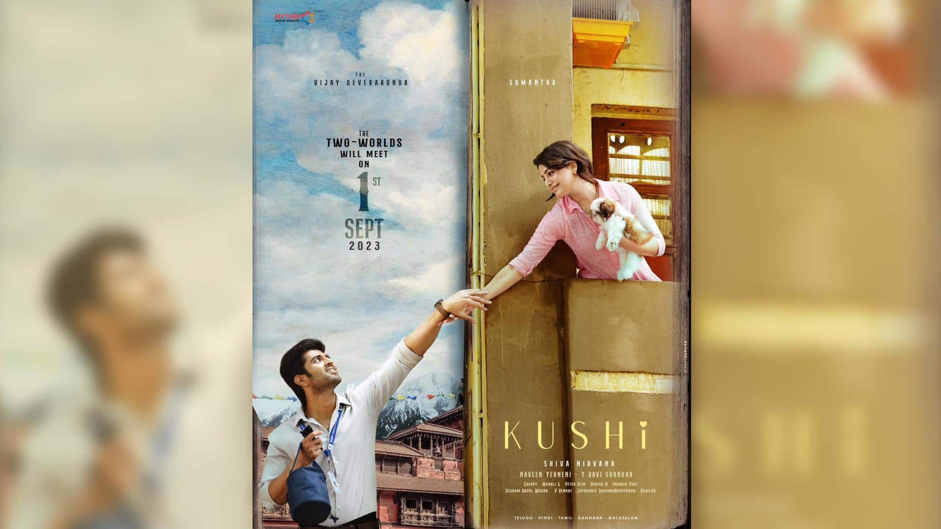 Samantha-Vijay's 'Kushi' release date revealed with a new poster 