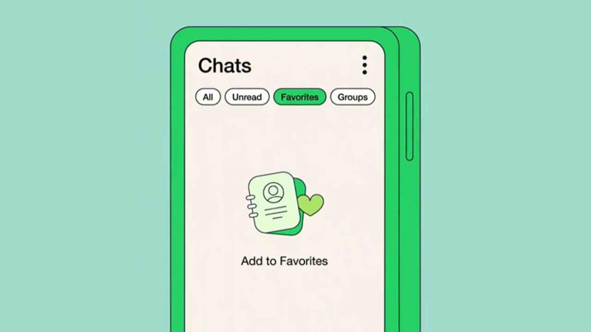 How to use WhatsApp's 'Favorites' feature to quickly access contacts