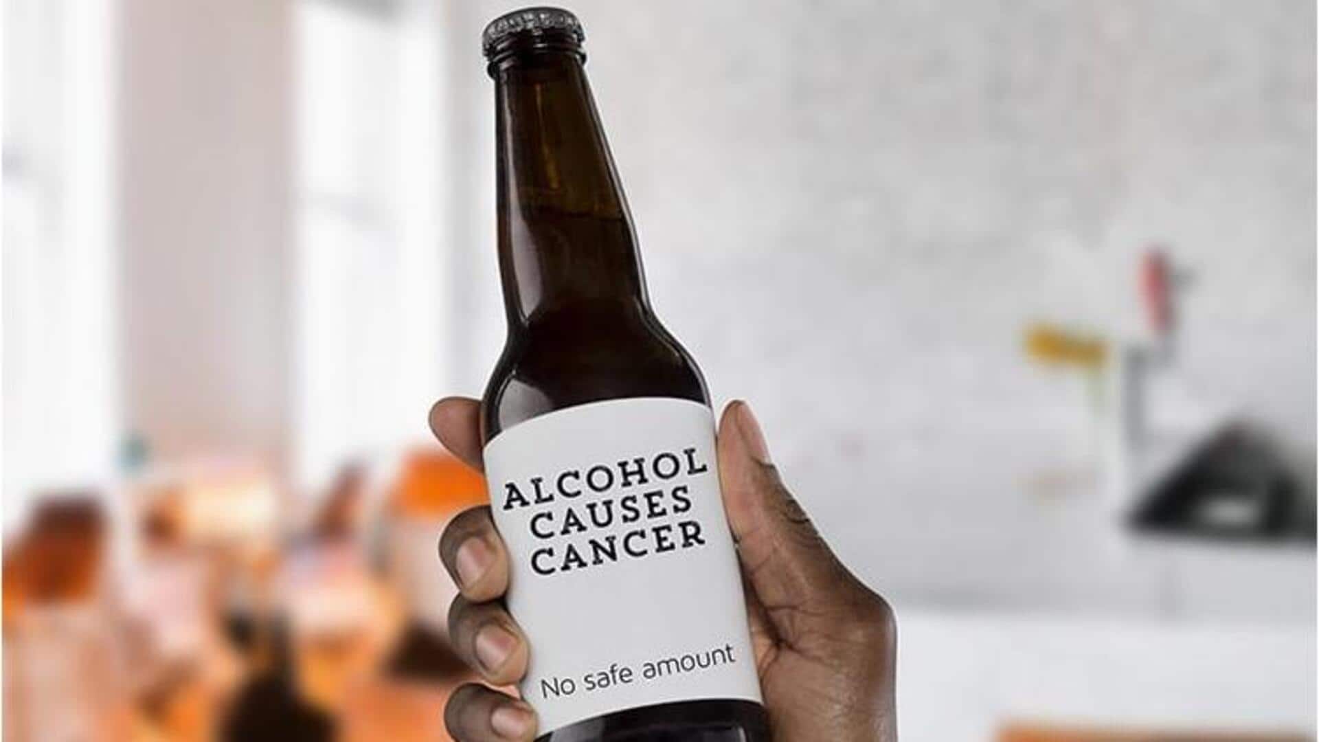 AIIMS researchers advocate for cancer warning labels on alcohol products AIIMS researchers advocate for cancer warning labels on alcohol products