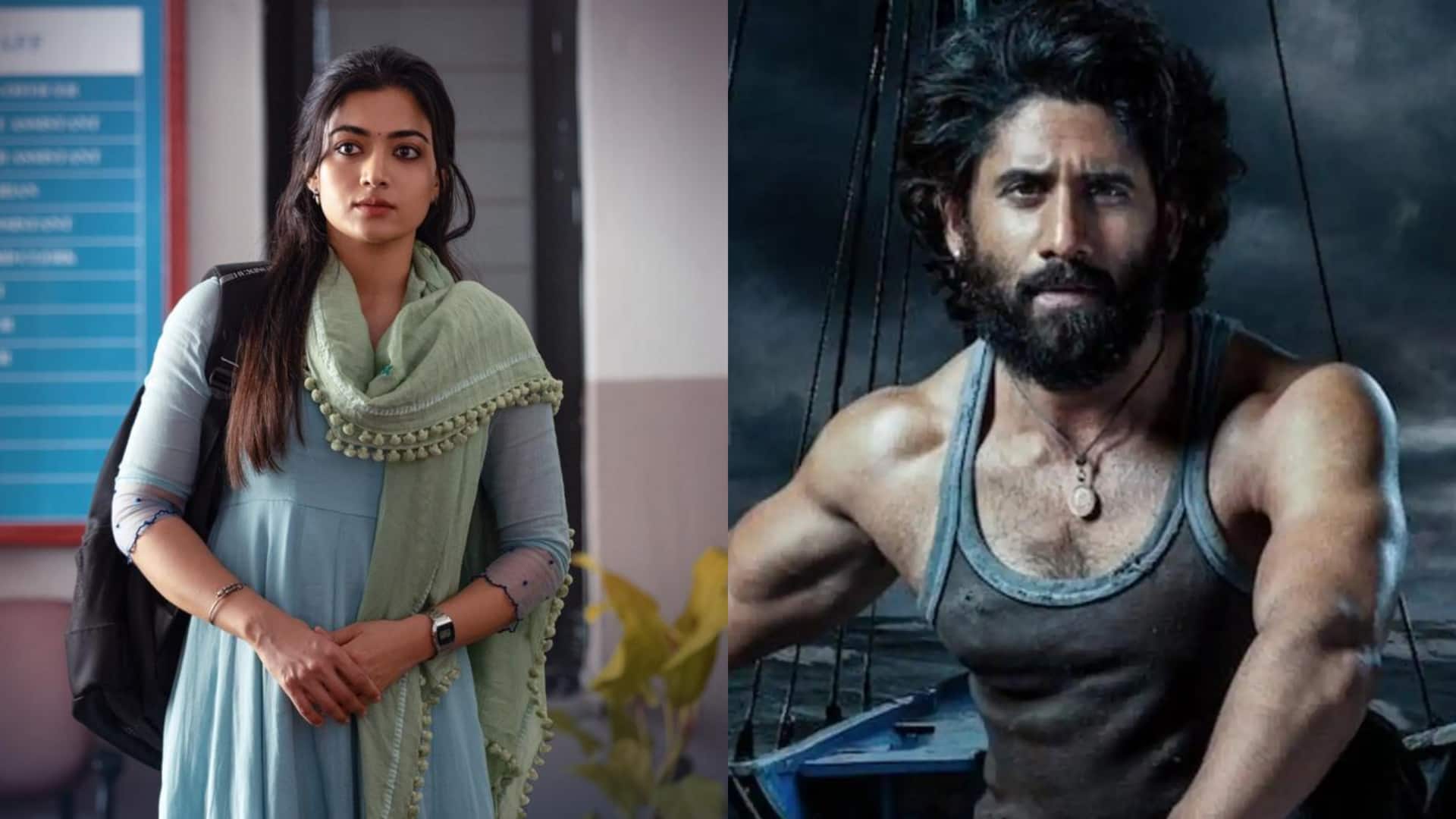 Naga Chaitanya, Rashmika honored at Telangana Gaddar Film Awards