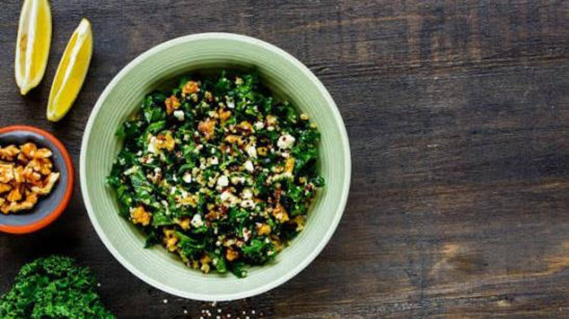 Create superfood snacks with quinoa and kale 