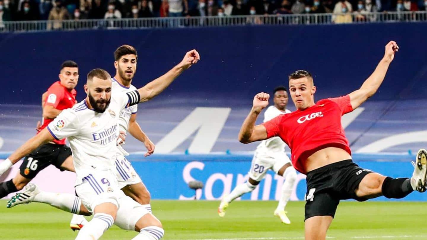 Benzema has scored or assisted in all six league games Benzema has scored or assisted in all six league games