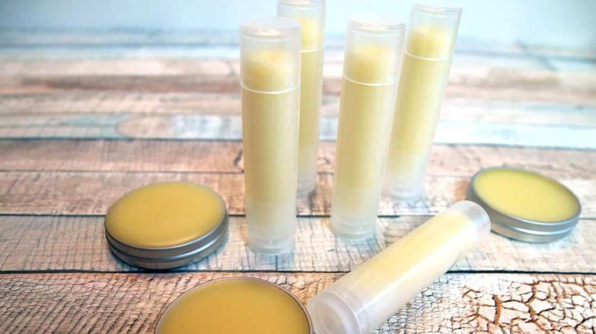 Healing cracked lips with DIY honey lip balms