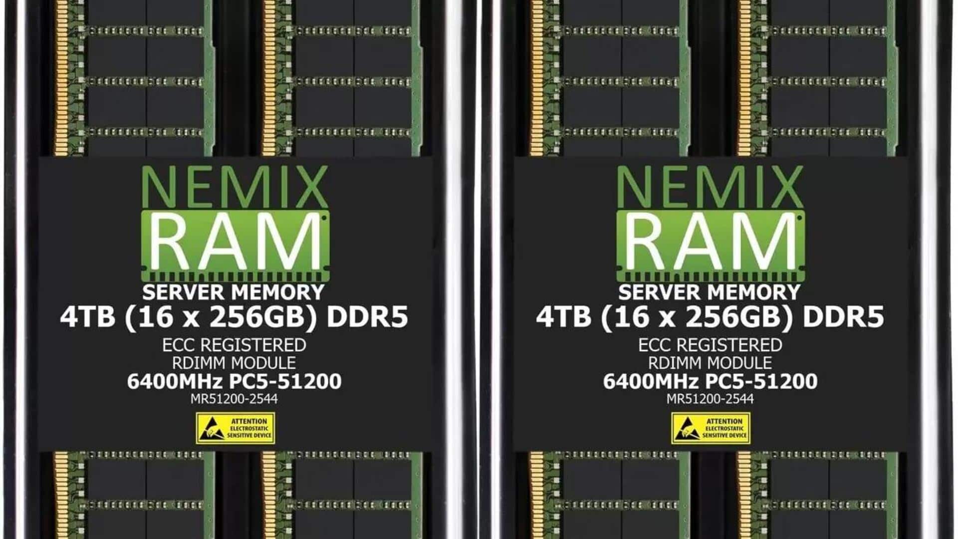 This 4TB RAM is costlier than a Tesla Model Y!