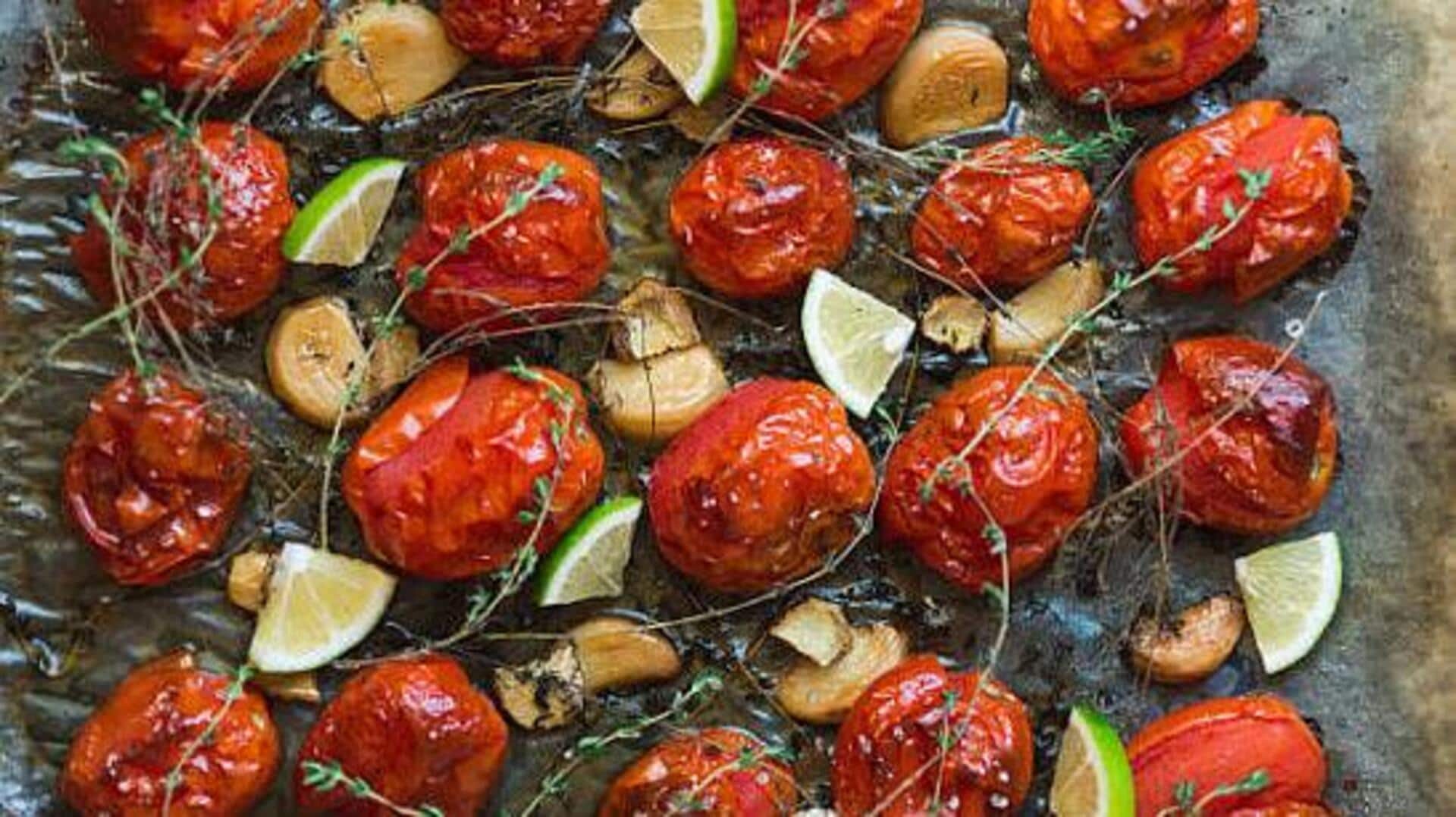 Thyme and tomatoes are the perfect flavor pair!