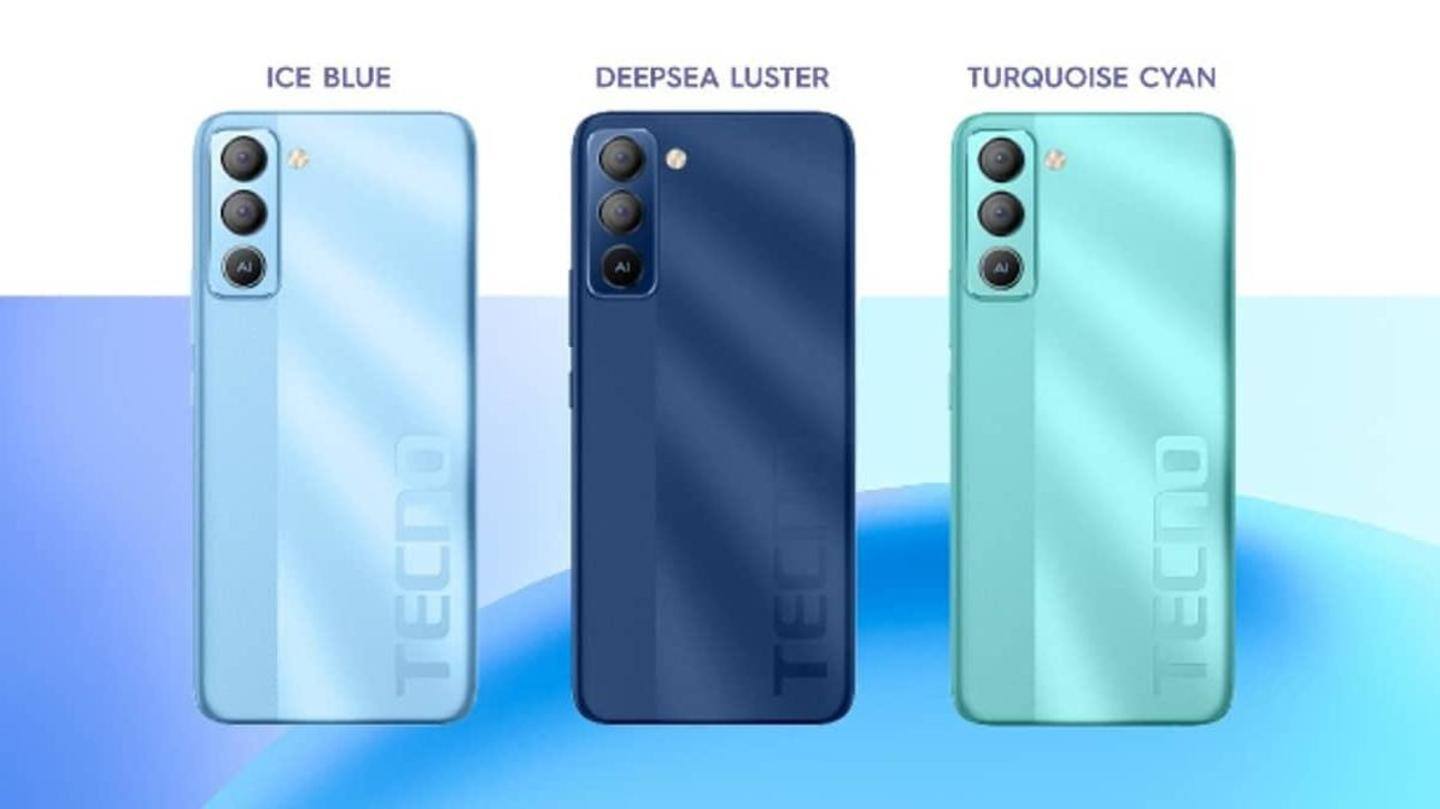 The handset has a waterdrop notch design The handset has a waterdrop notch design