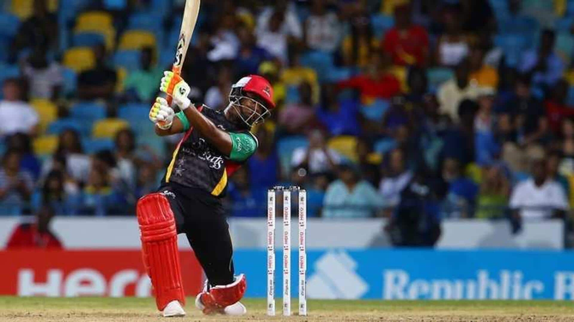 Evin Lewis shines with the first century of CPL 2024