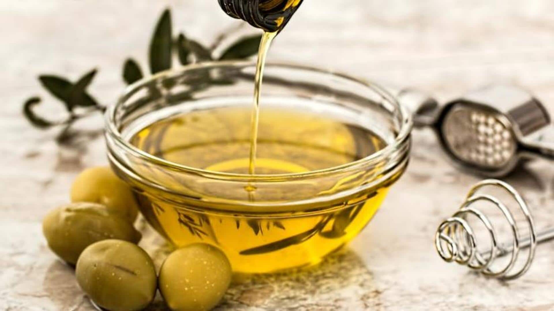 Soothing earache with warm olive oil drops