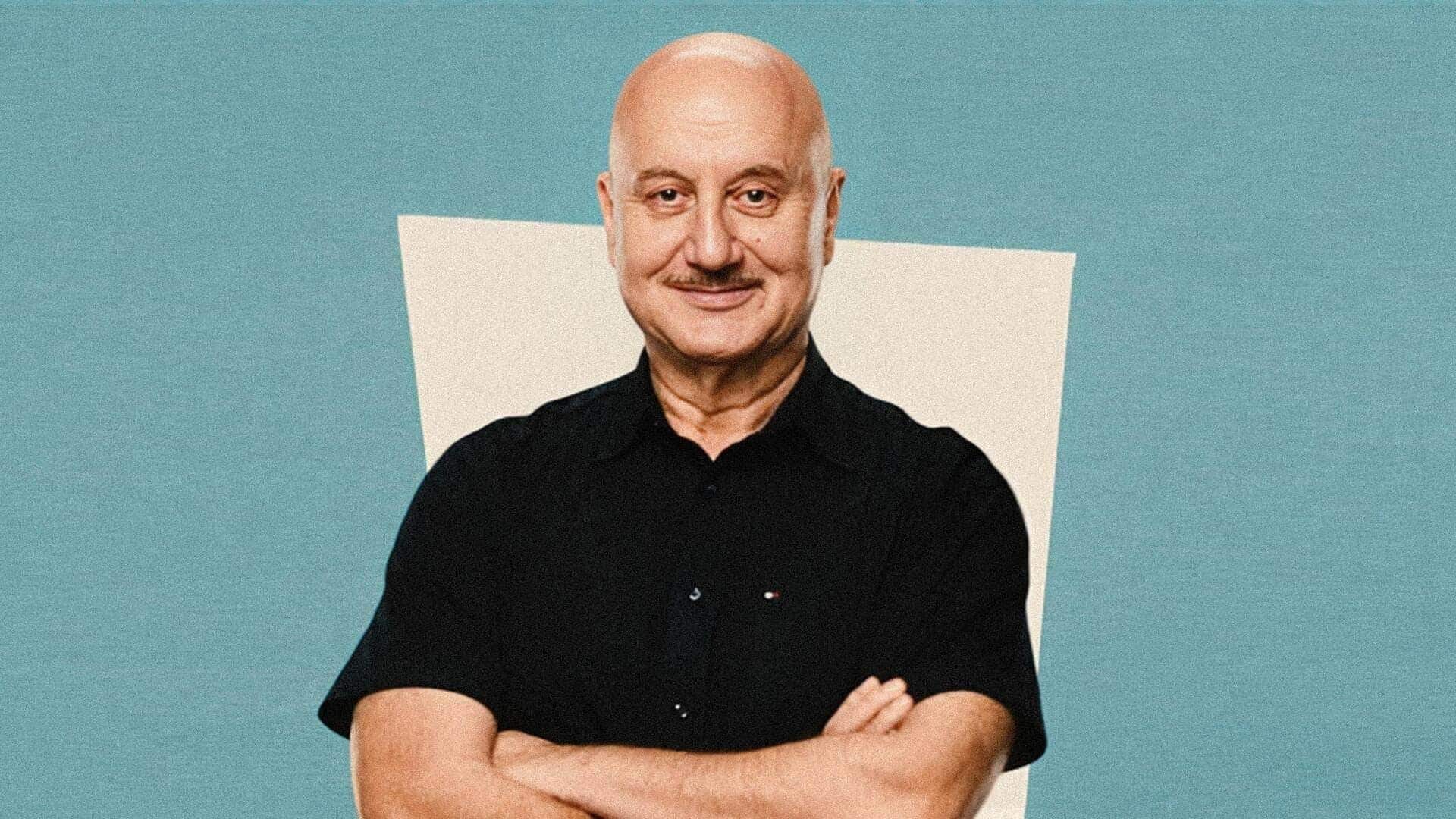 Anupam Kher completes 42 years in cinema, shares heartfelt video