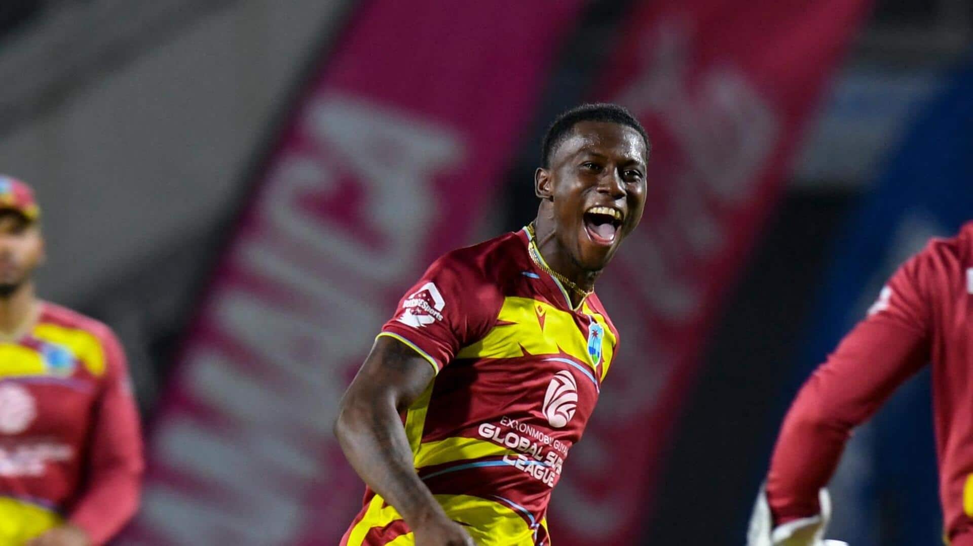 Shamar Joseph scripts records with his maiden T20I fifer
