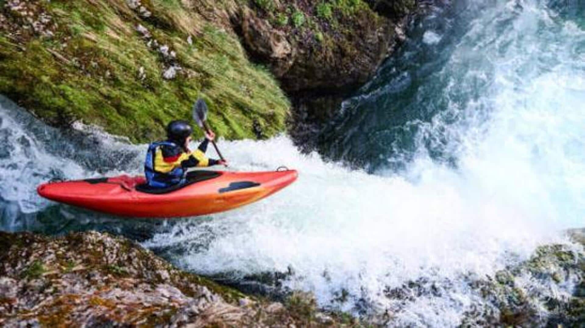 Discover beautiful waterfalls on a kayaking adventure