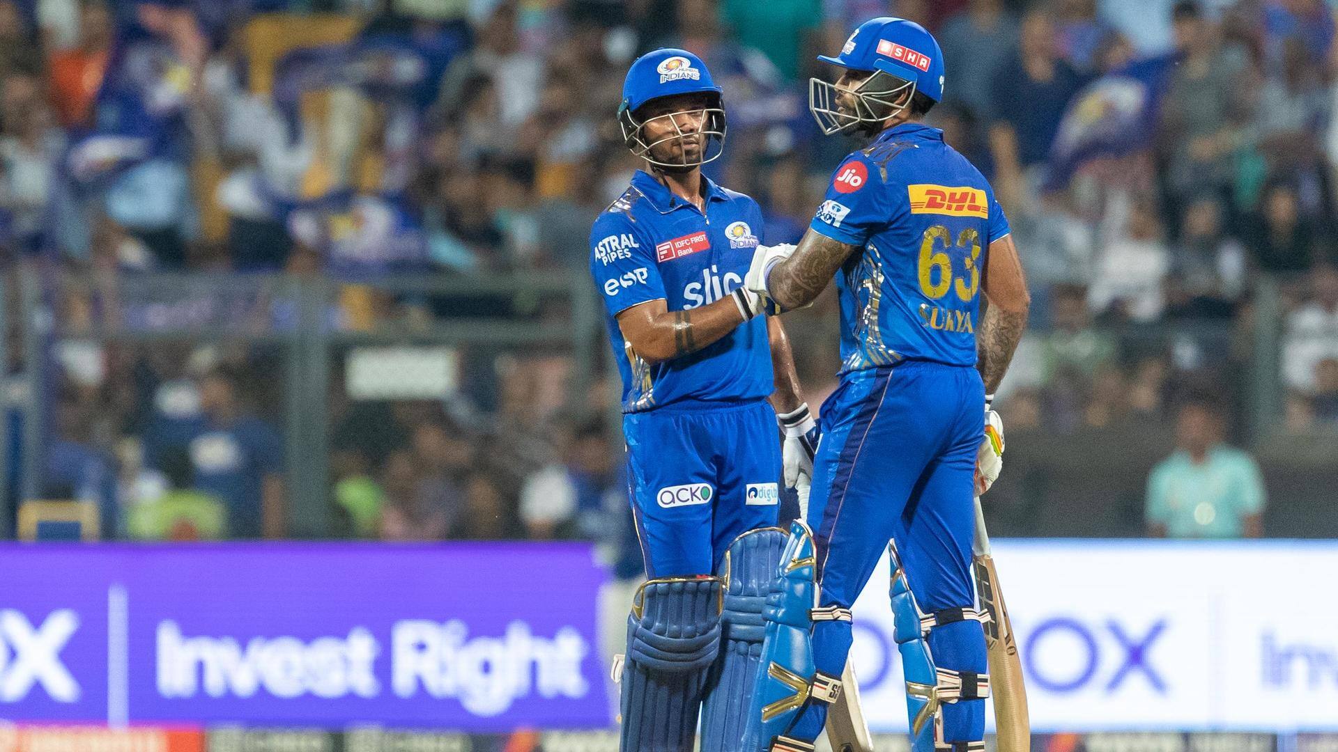 IPL 2023: SKY's storm guides MI to 218/5 against GT