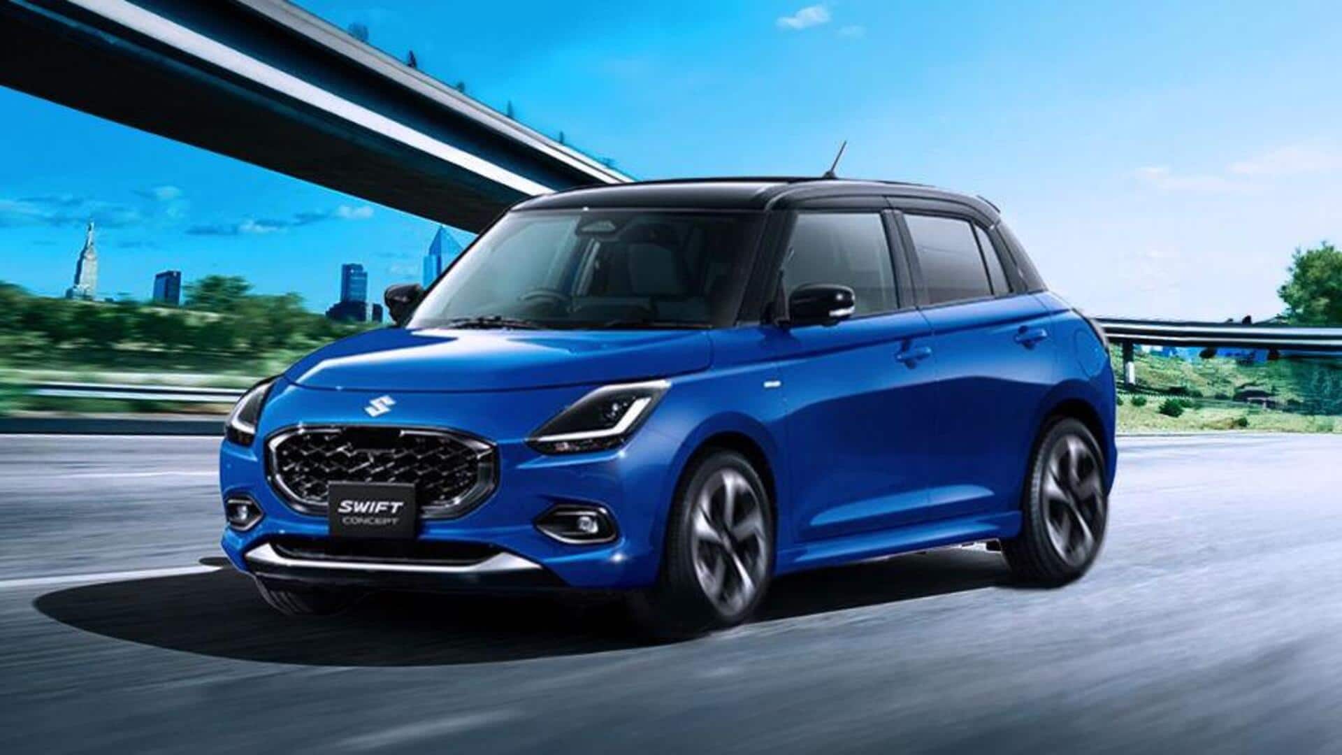 2024 Maruti Suzuki Swift spotted testing in India: Expected features