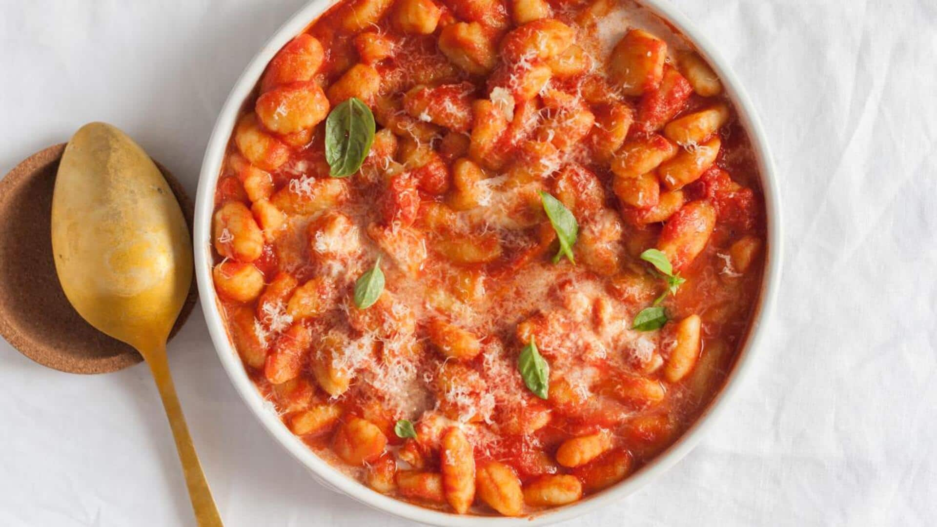 Italian vegan gnocchi Sorrentina recipe