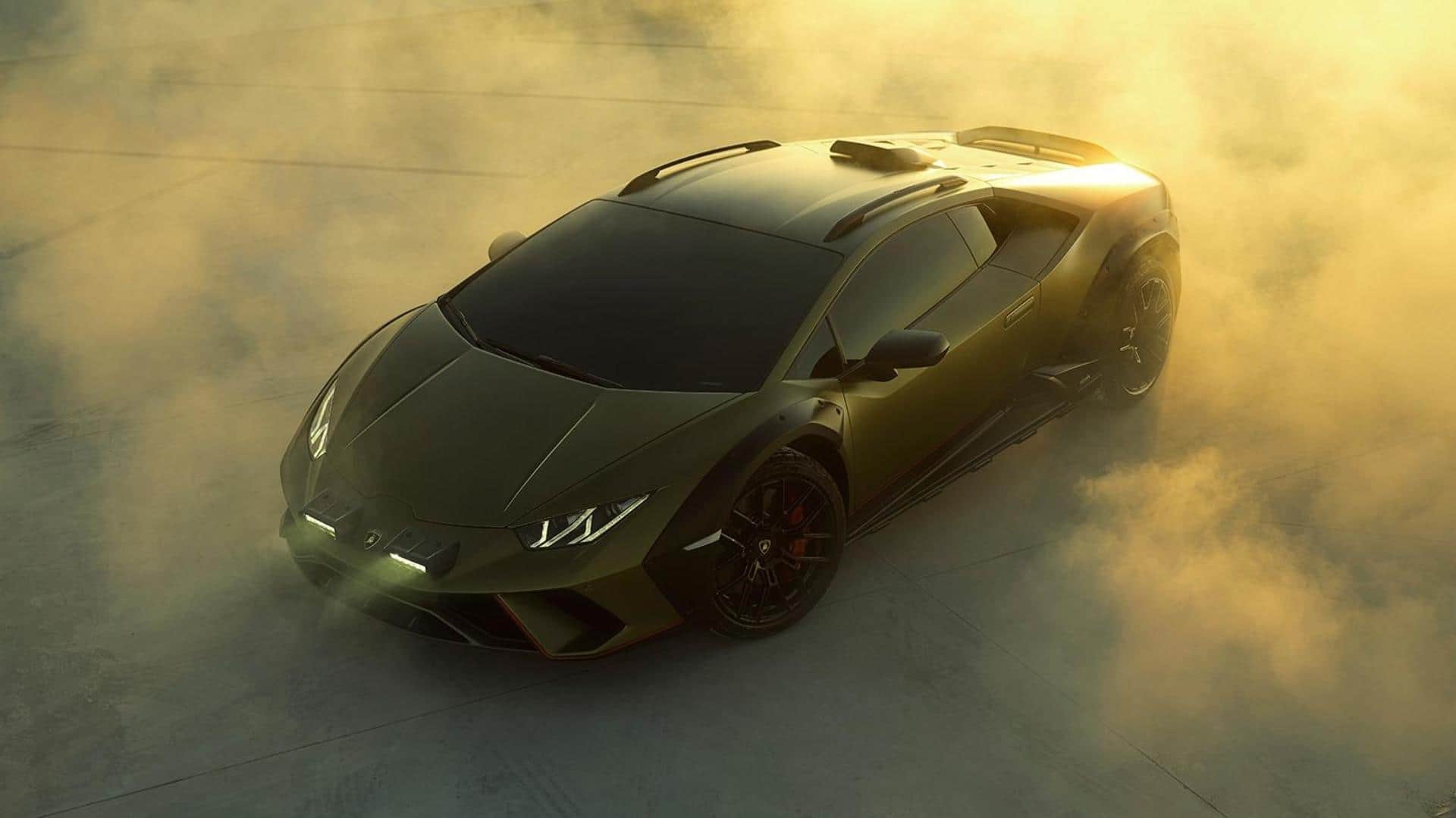 Prior to debut, Lamborghini Huracan Sterrato previewed in official images