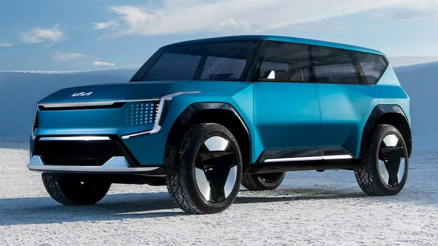 Kia EV9 concept to be showcased at Auto Expo 2023