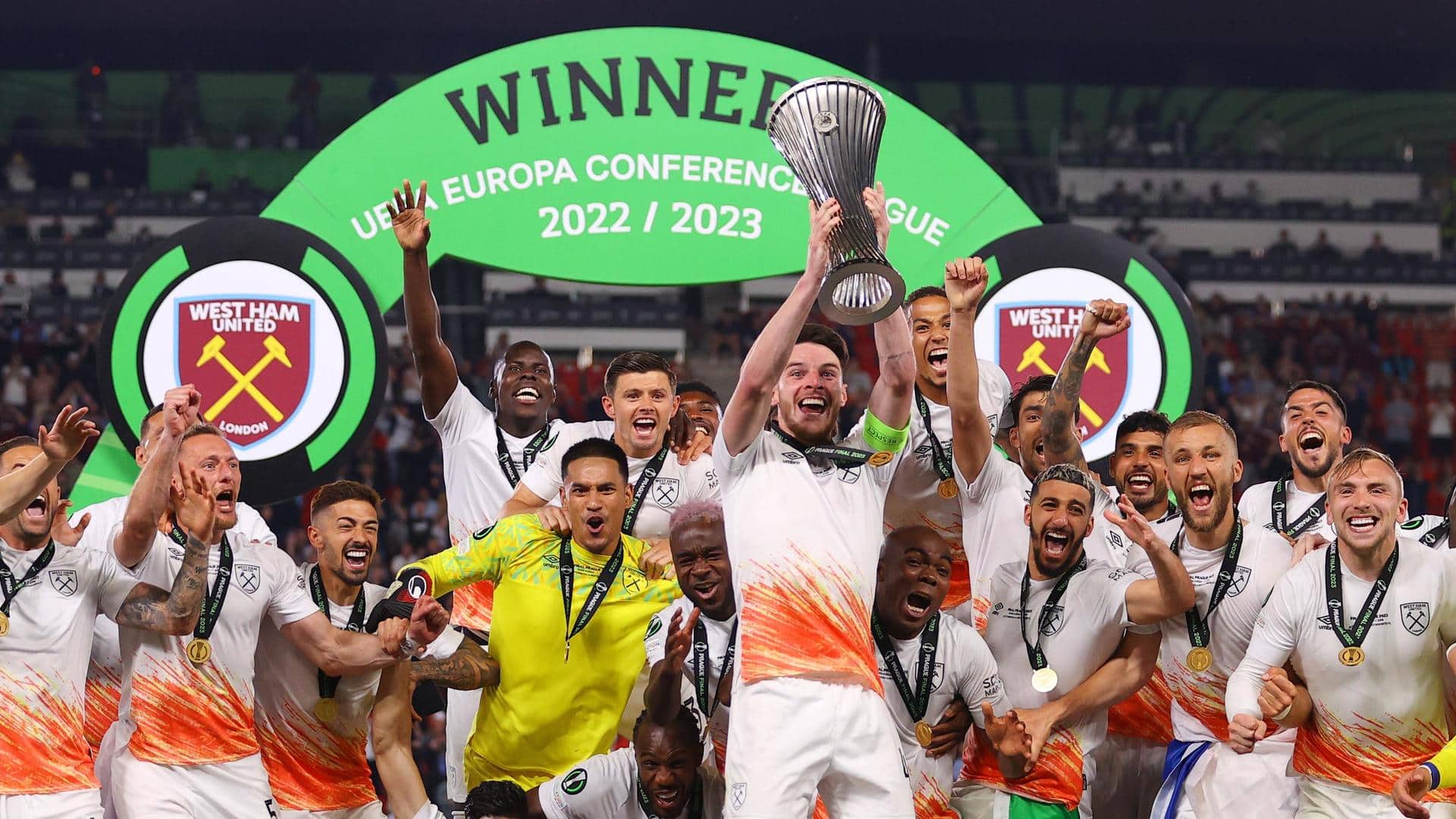 West Ham United win Europa Conference League title: Key stats
