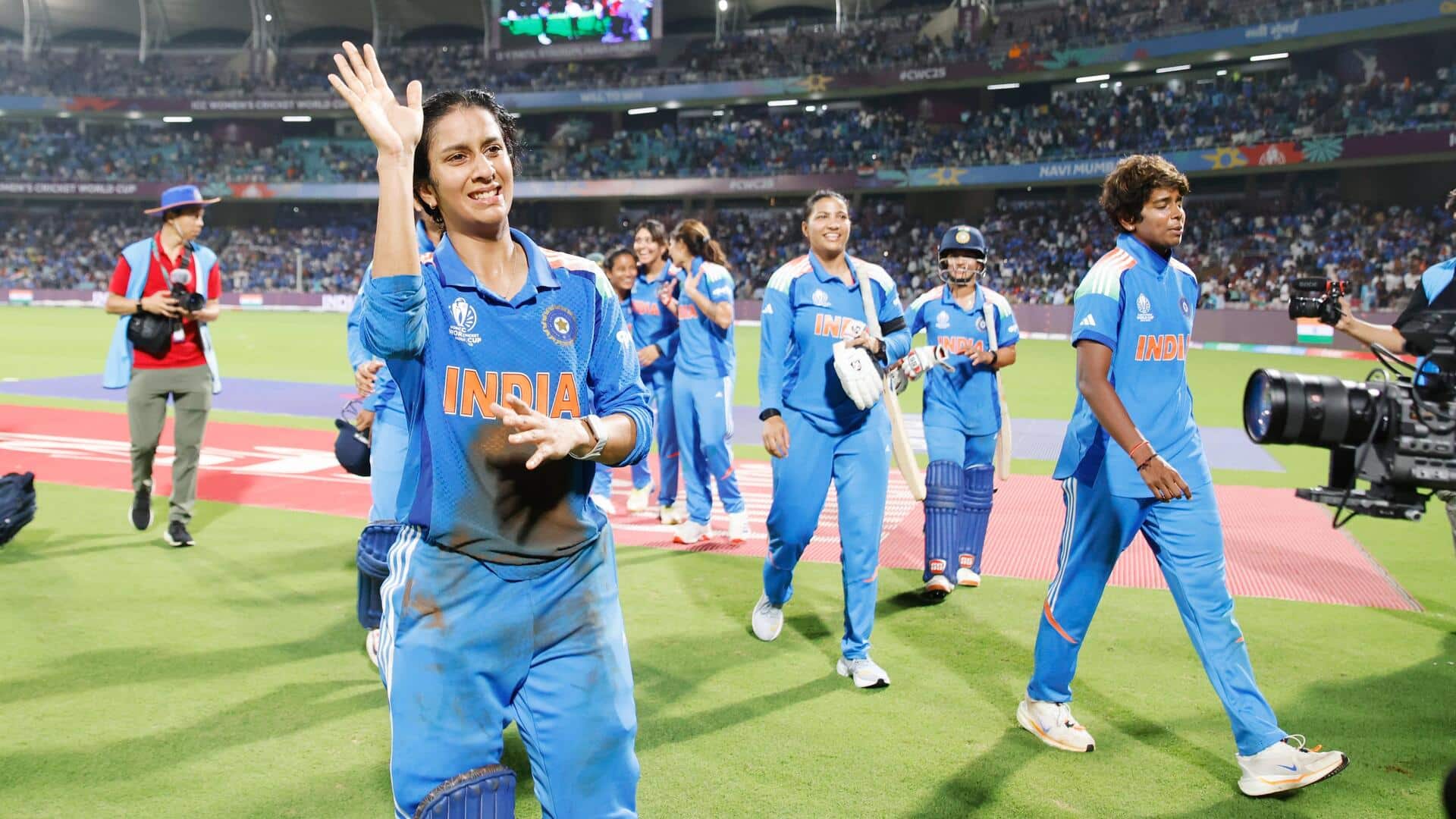 India beat Australia, reach their third WODI World Cup final India beat Australia, reach their third WODI World Cup final