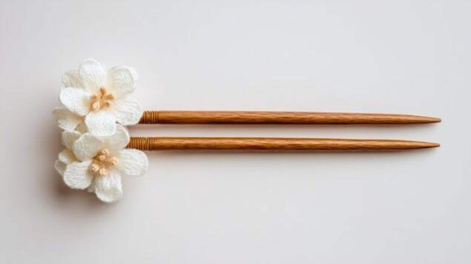 Ditch the hair tie! Try this chopstick bun hack 