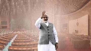 New Parliament building inauguration: Modi felicitates workers involved in construction