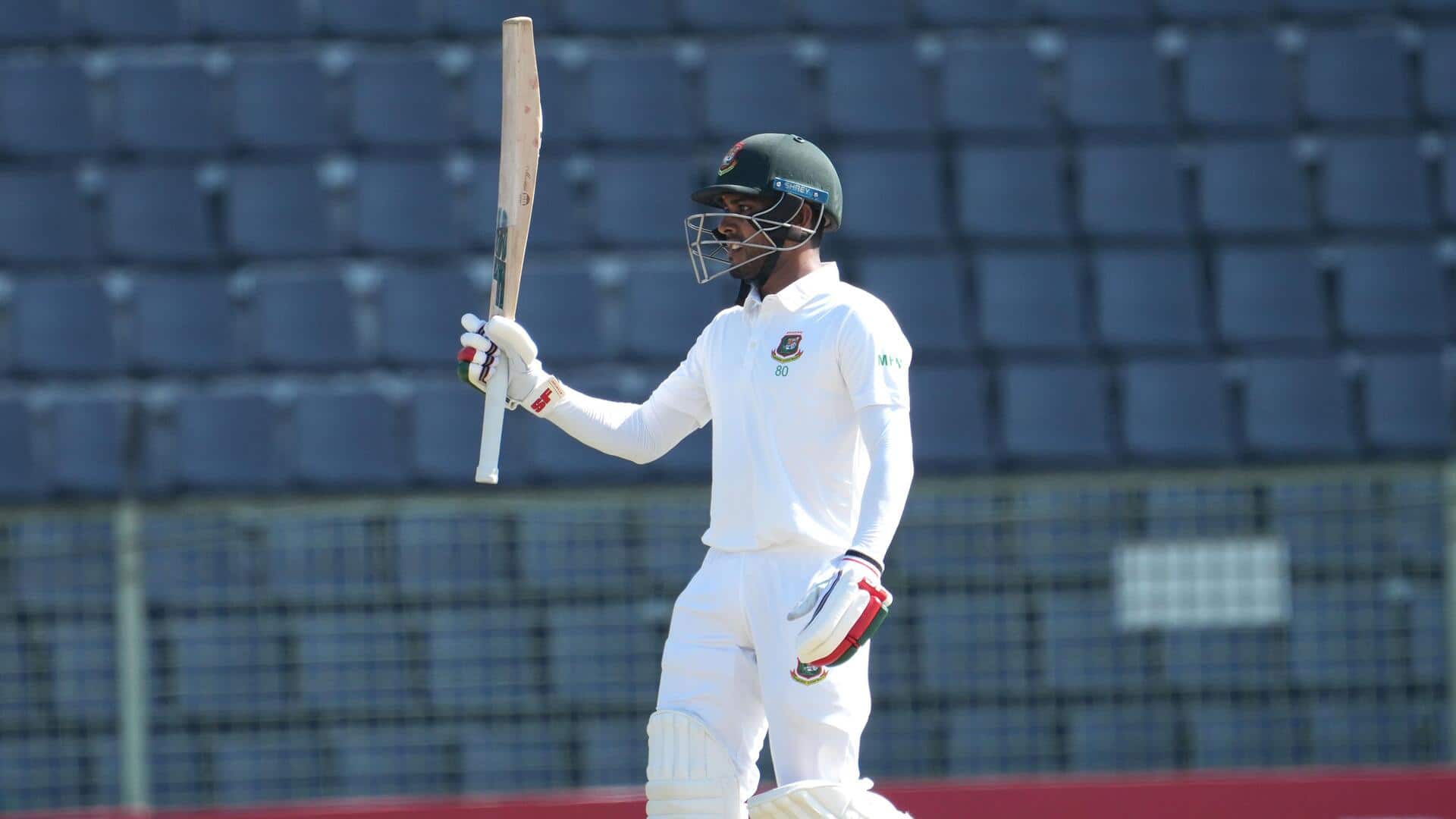Mehidy Hasan hammers maiden Test fifty versus New Zealand 