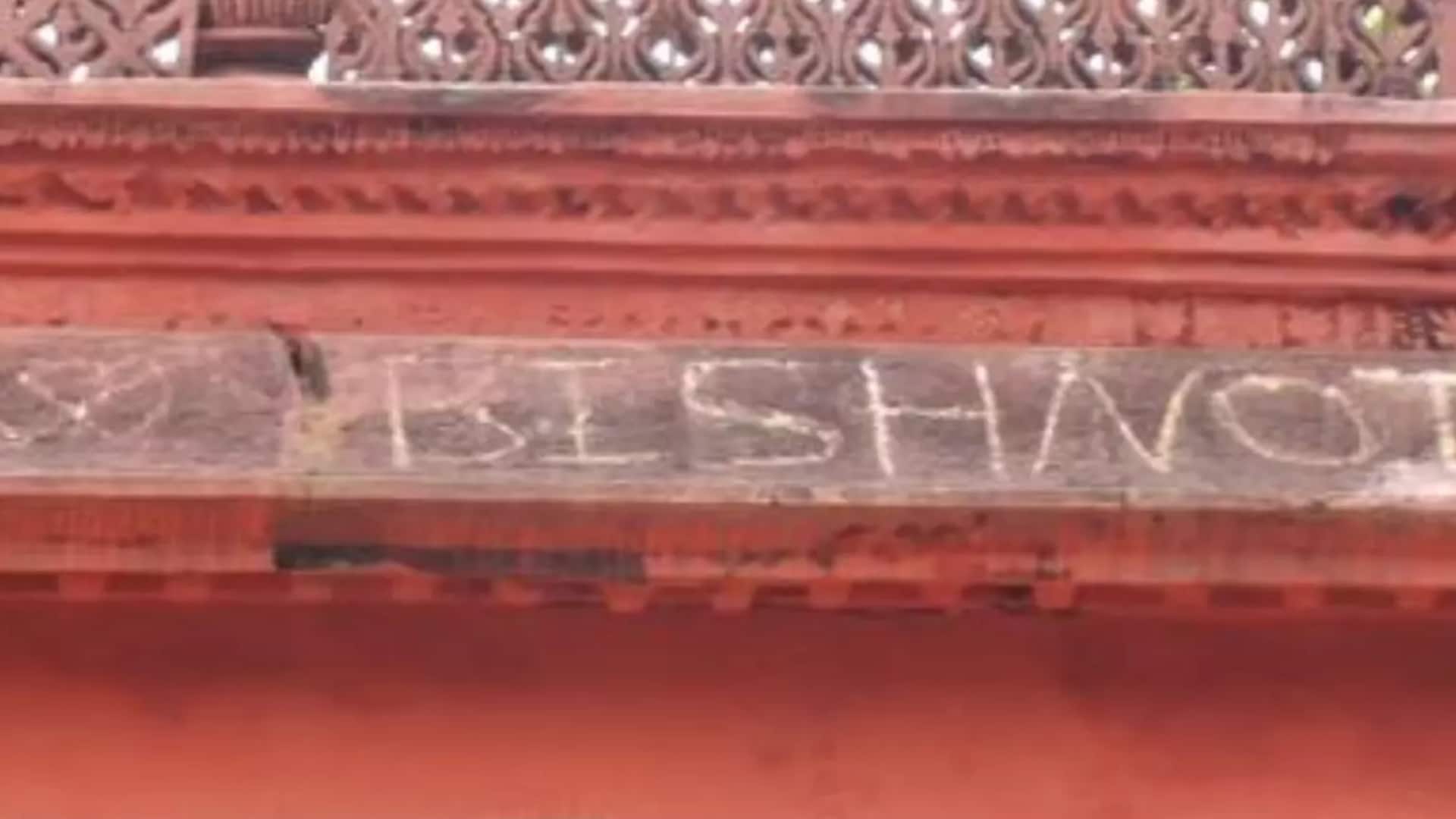Tipu Sultan's palace defaced; 'Lawrence Bishnoi' carved on monument