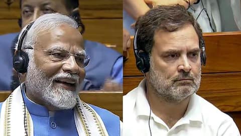Rahul Gandhi's 5-word reply to Modi's Rajya Sabha speech 