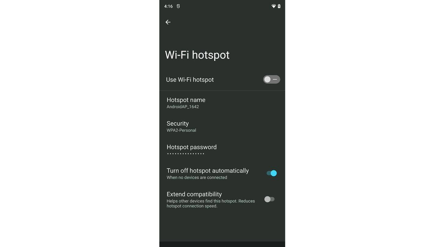 Mobile hotspot feature gets toggle to switch Wi-Fi hotspot frequency Mobile hotspot feature gets toggle to switch Wi-Fi hotspot frequency