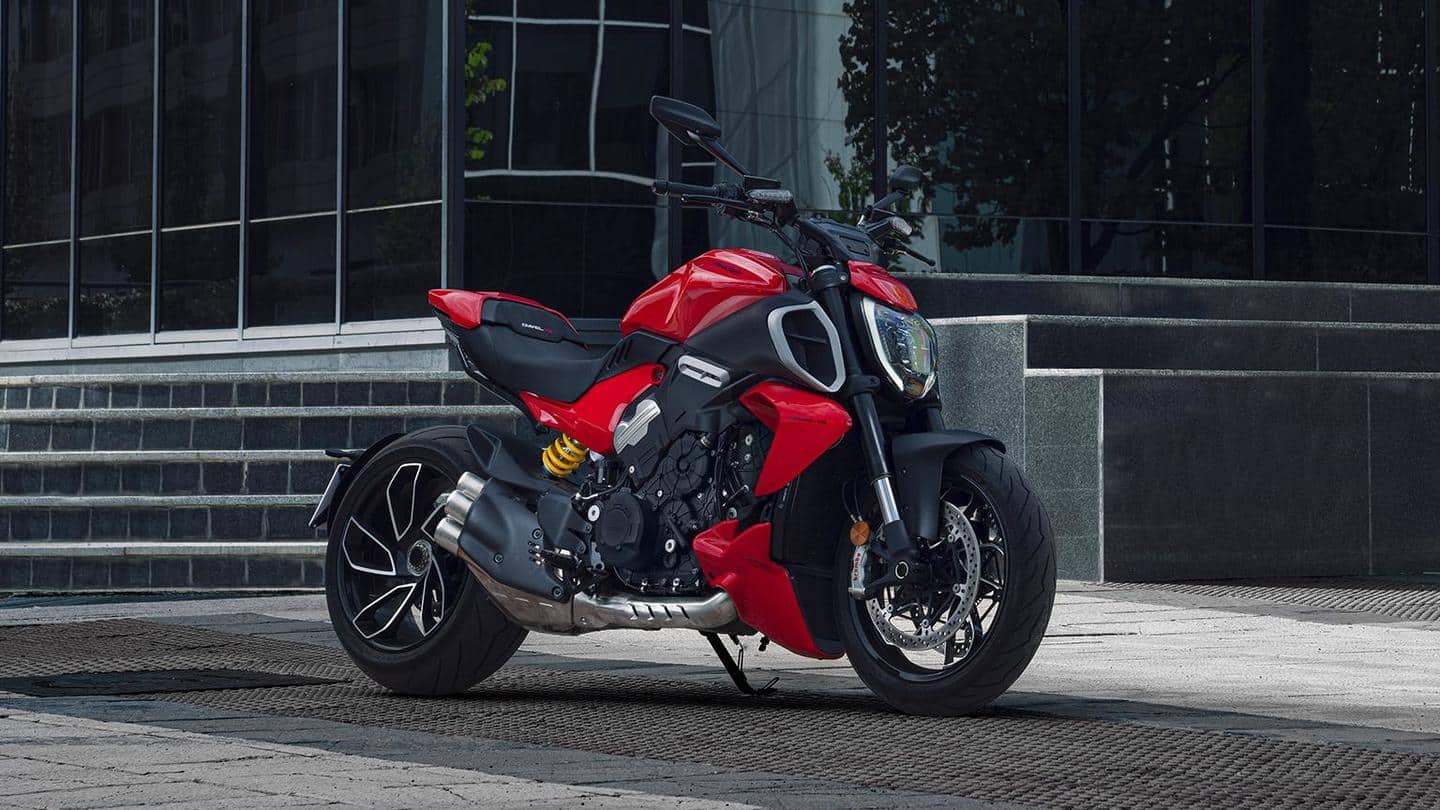 2023 Ducati Diavel V4 goes official with MotoGP-derived engine