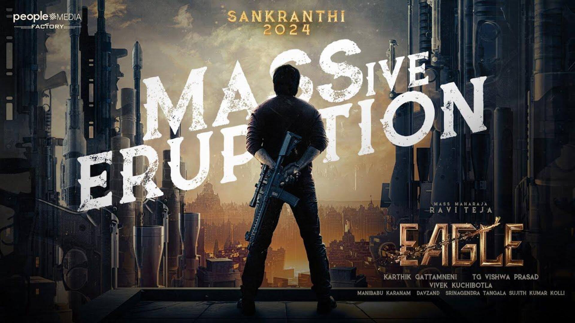 'Eagle' teaser: Ravi Teja turns into a savvy super-spy 
