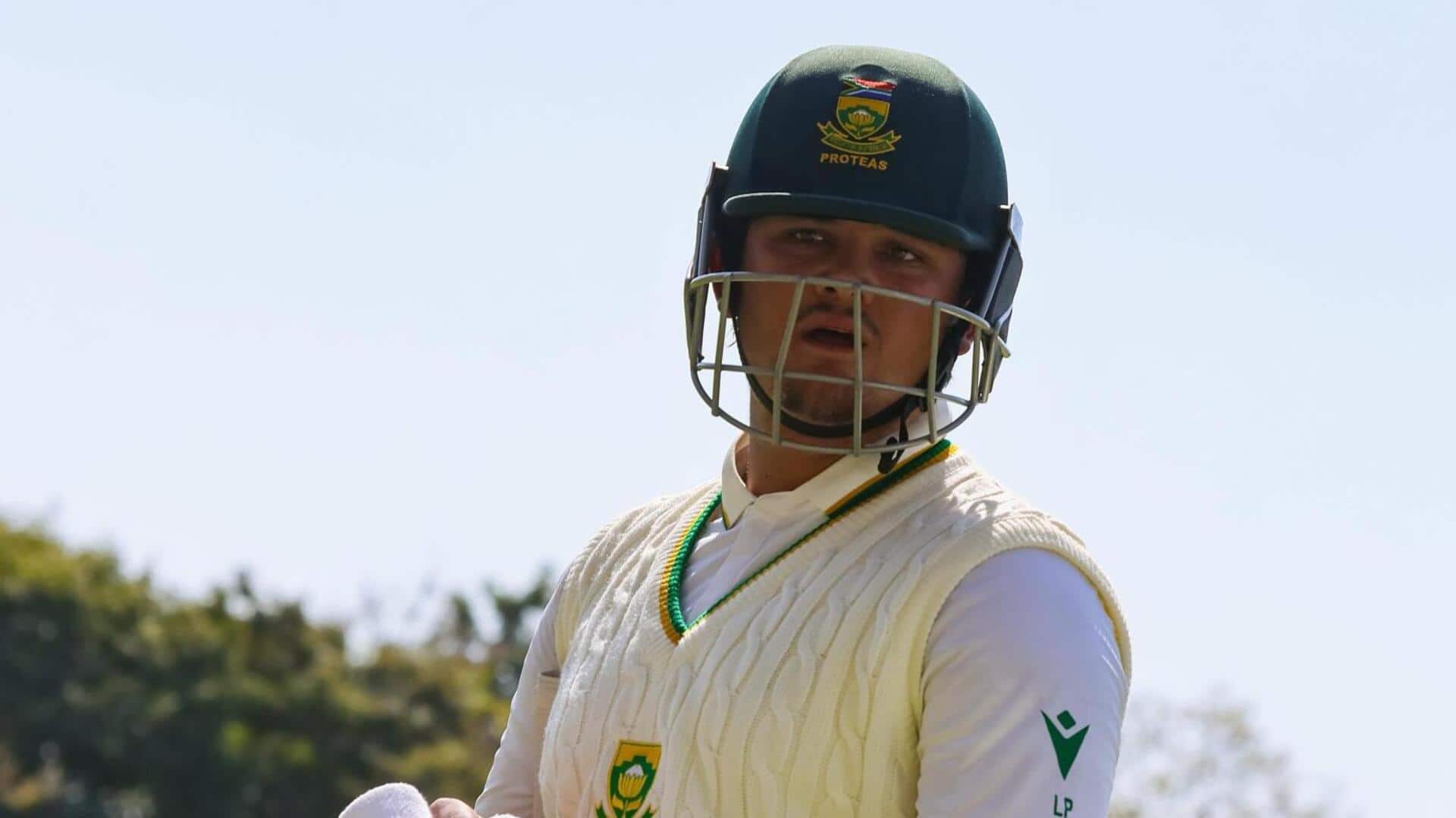 Lhuan-dre Pretorius makes records with Test century on debut: Details Lhuan-dre Pretorius makes records with Test century on debut: Details
