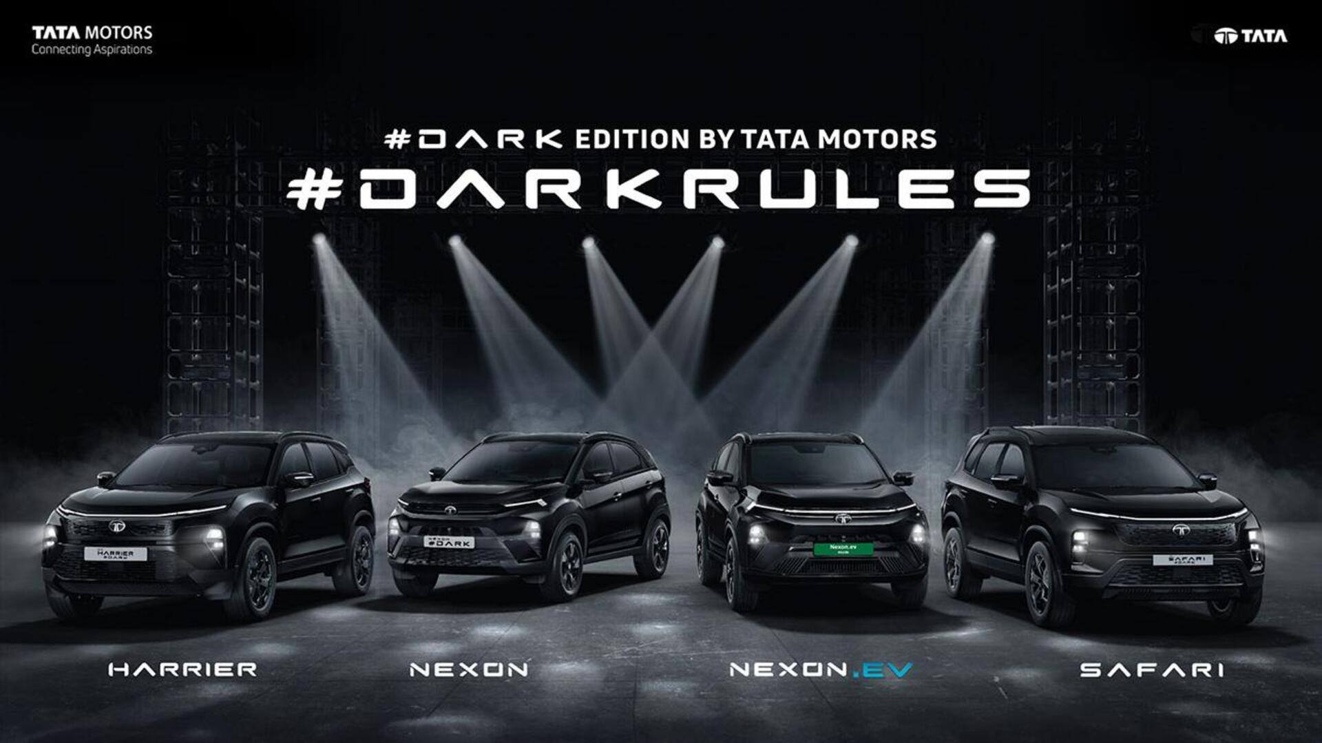 Tata Nexon, Nexon.EV, Harrier, and Safari get Dark Edition treatment Tata Nexon, Nexon.EV, Harrier, and Safari get Dark Edition treatment