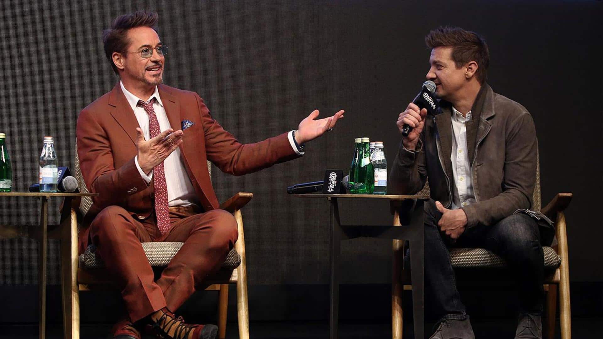 Robert Downey Jr.'s 'great chats' felt like 'dating': Jeremy Renner