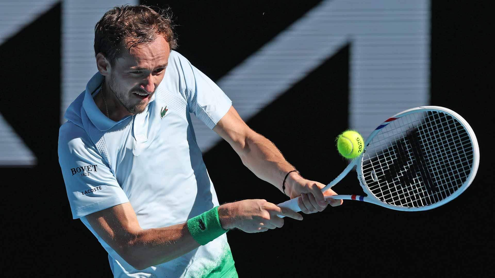 Australian Open: Daniil Medvedev vents frustration on net camera