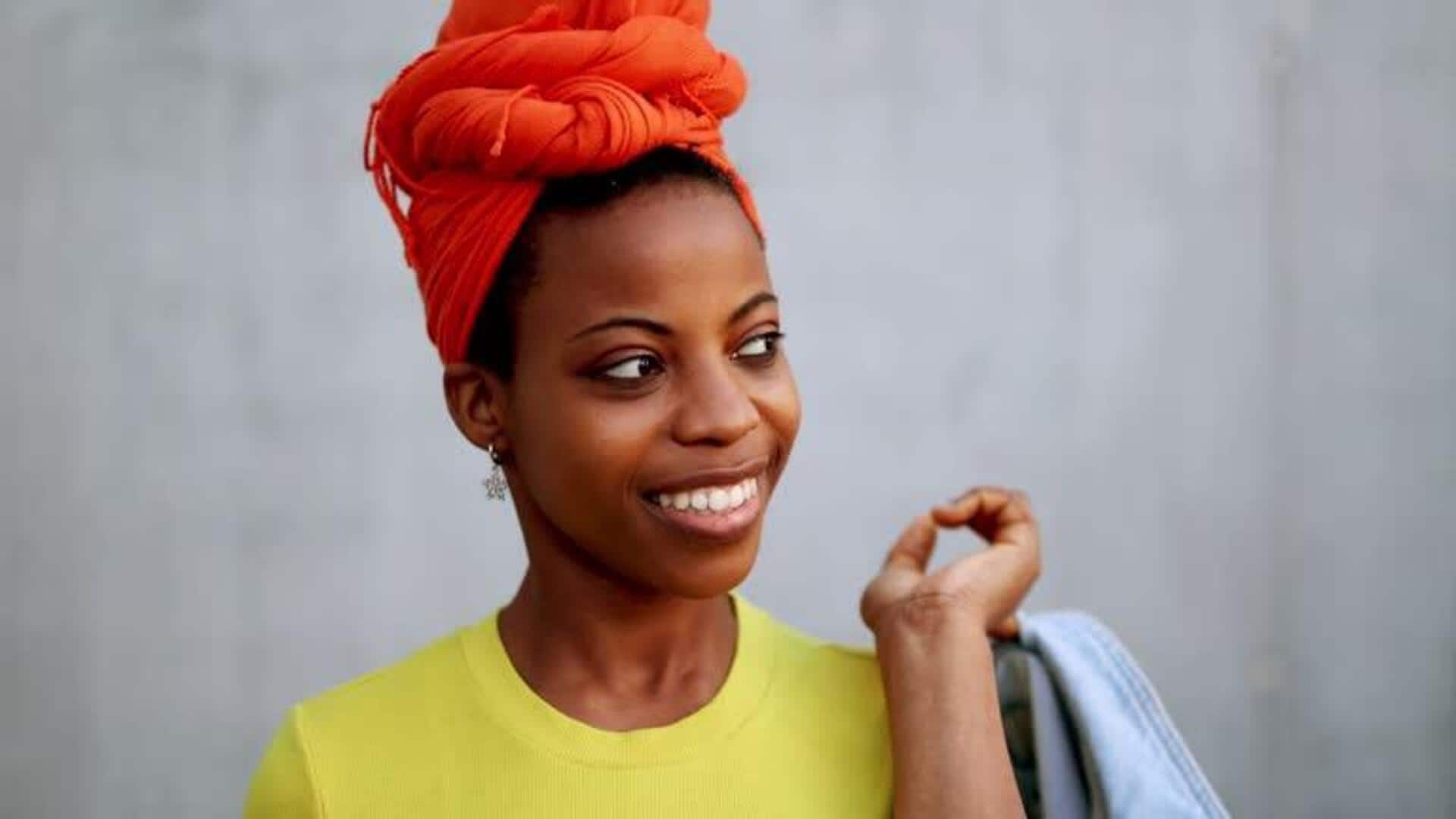 5 stylish ways to wear a headwrap