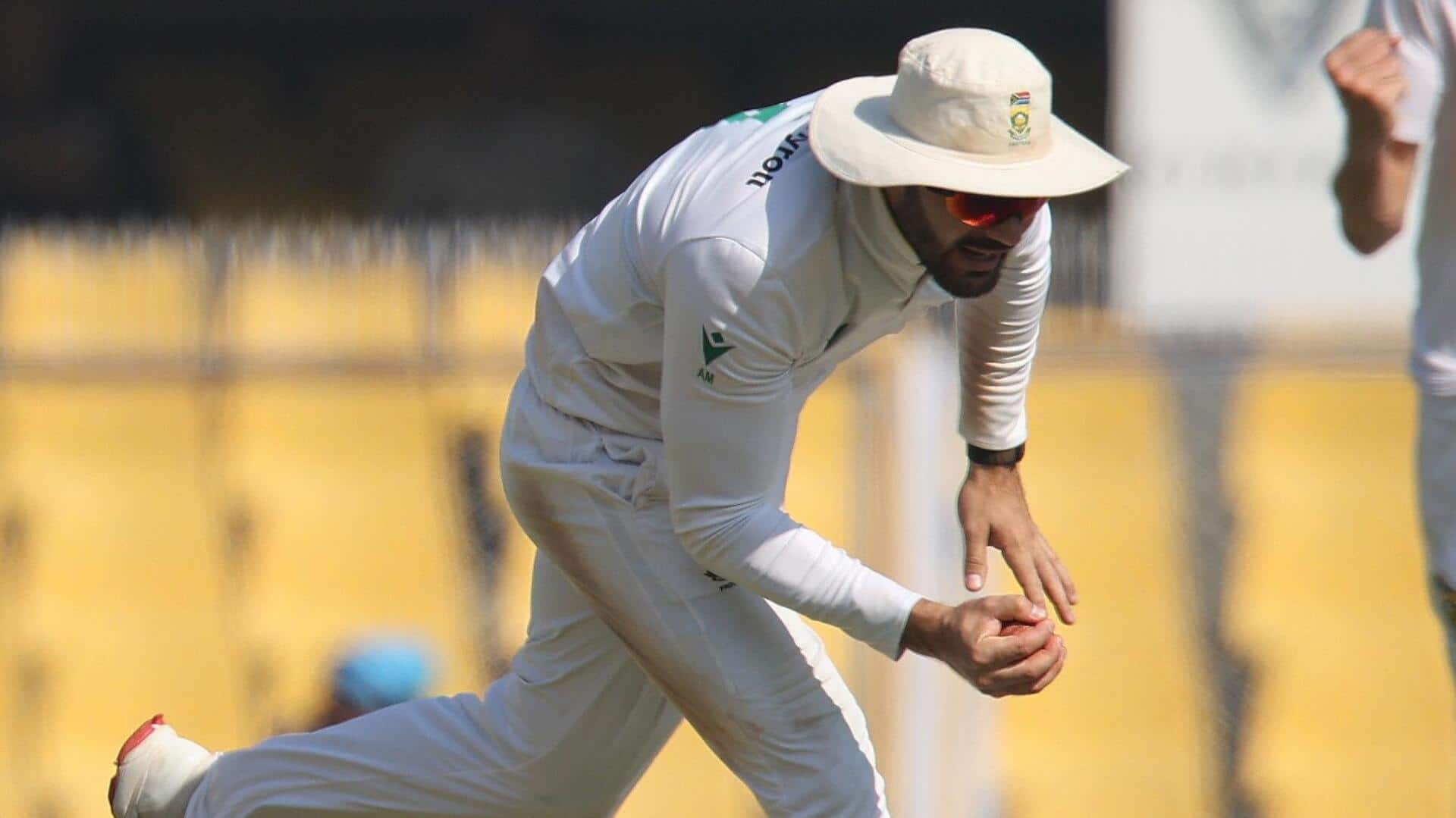 Aiden Markram scripts history with nine catches in a Test